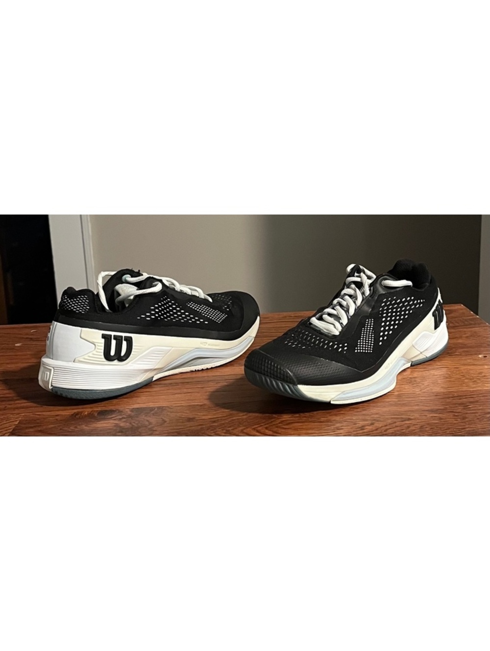 Wilson Rush Pro 4.0 Tennis Shoes Black White Size 8 US